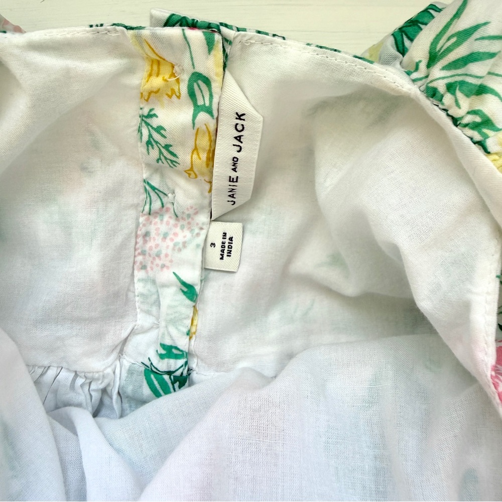 Janie and Jack Floral Dress Size 3 - Picture 5 of 5